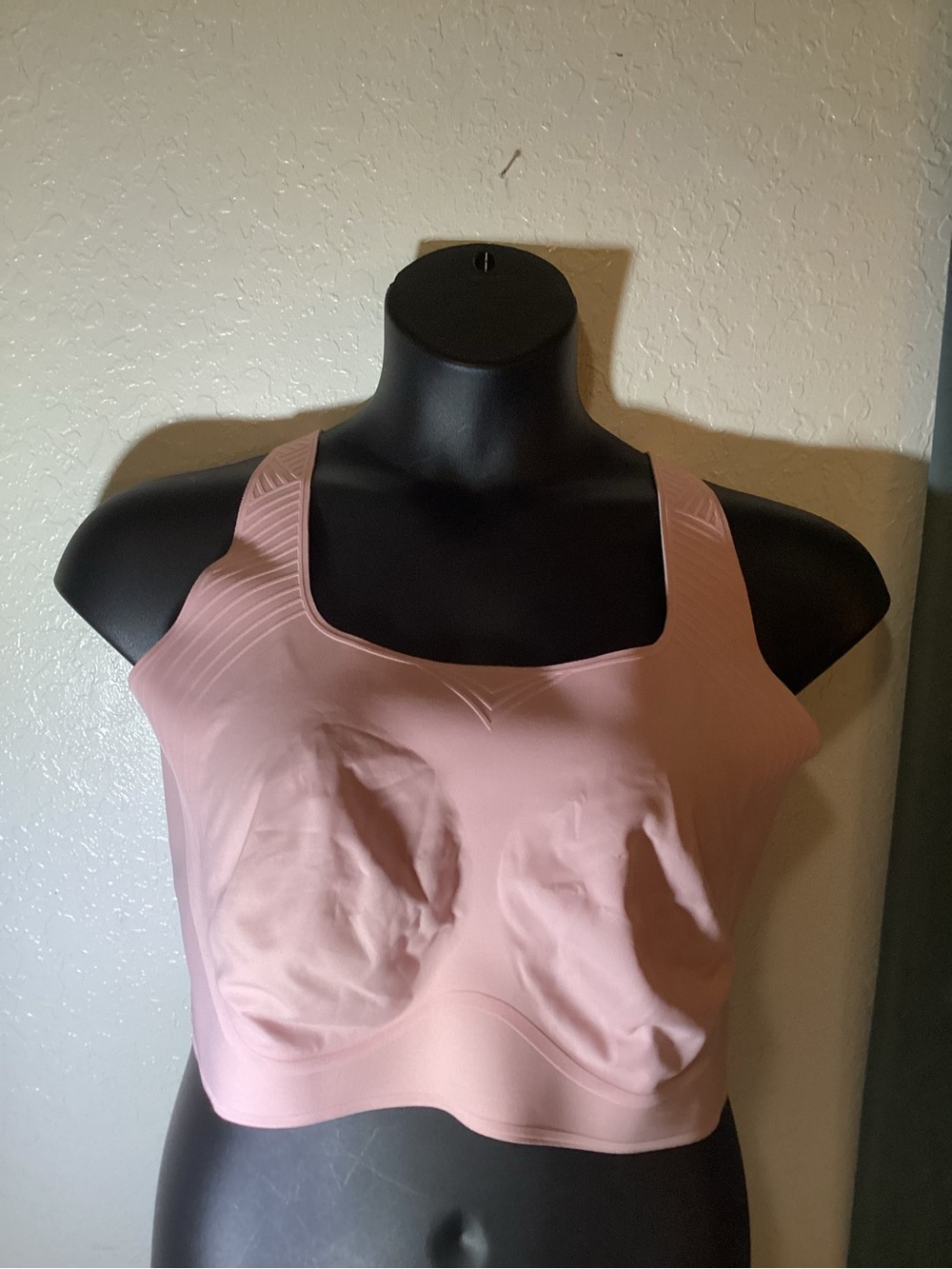 Victoria's Secret Blush Pink Longline Seamless Sports Bra